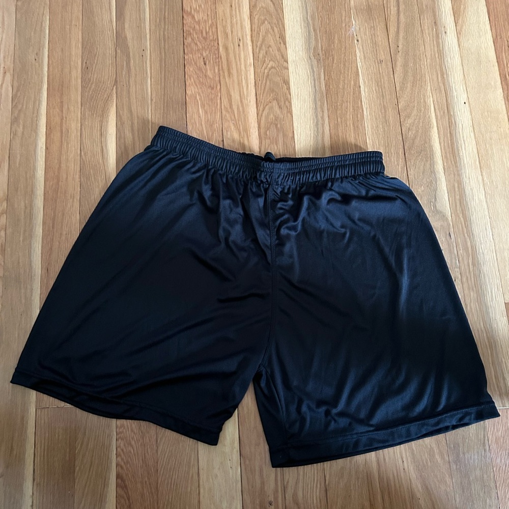 Used Men’s Black Athletic Shorts Size Medium with drawstring